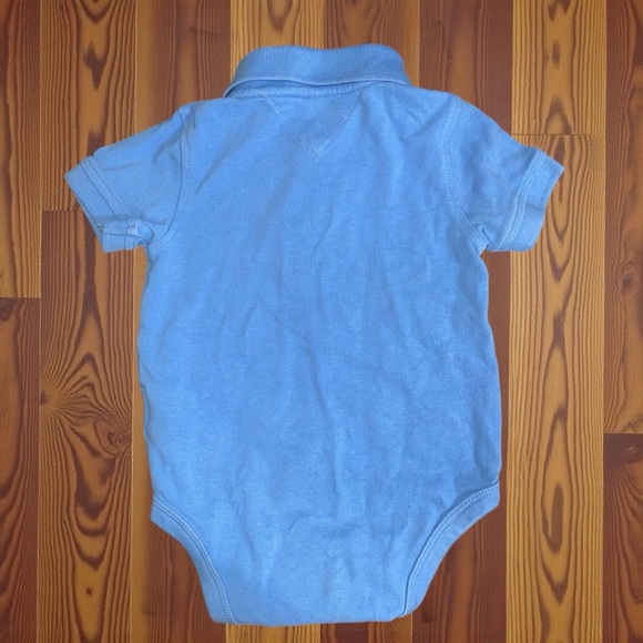 Tommy Hilfiger 18M Light Blue Polo Baby Onesie - Picture 6 of 8